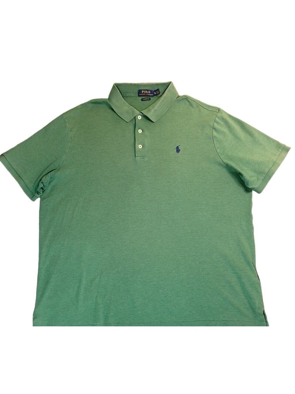 Ralph Lauren Green Polo Classic Fit Preppy Heritage XL